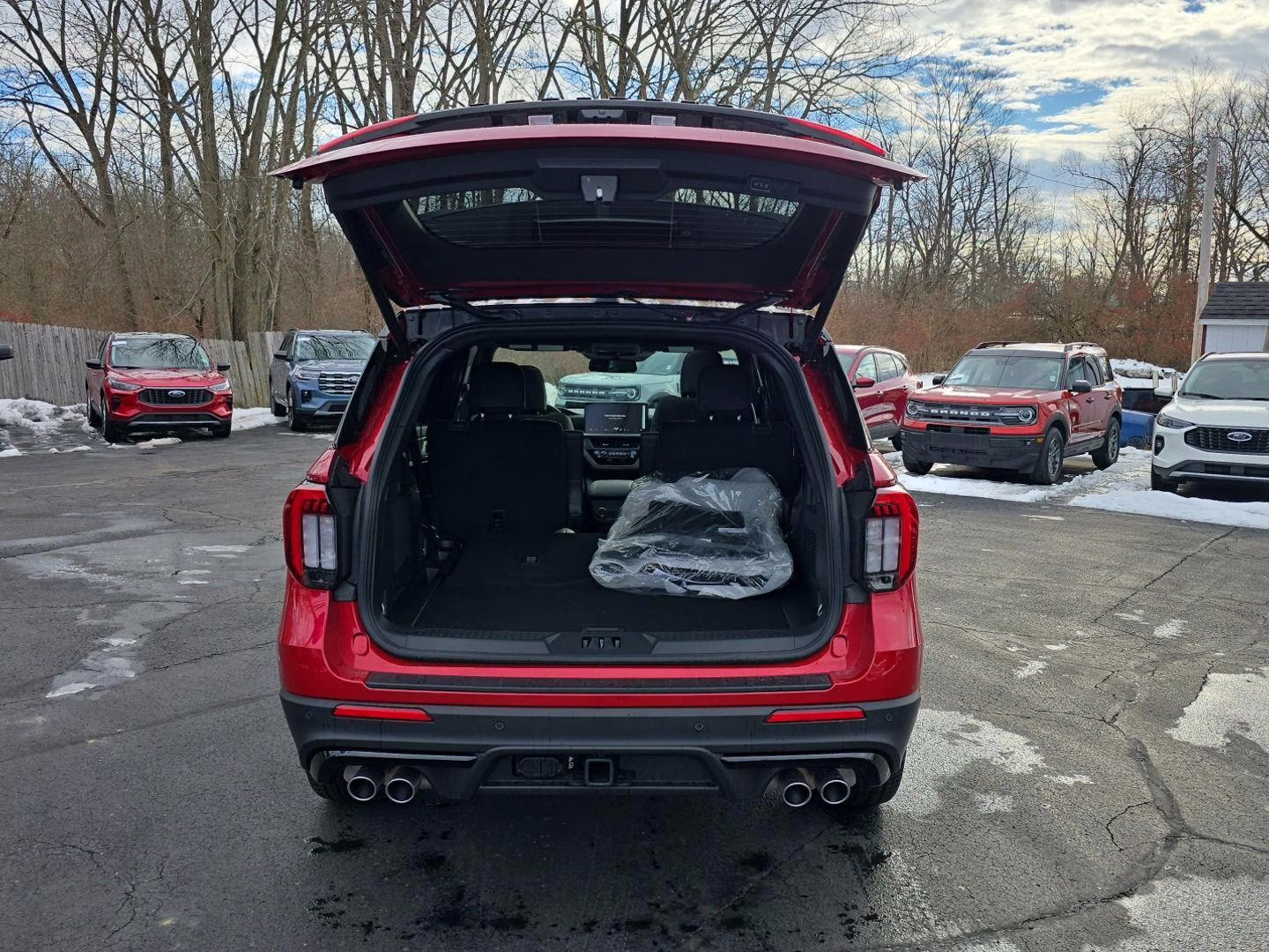 2026 Rapid Red Metallic Tinted Clearcoat Ford Explorer ST 4X4 SUV