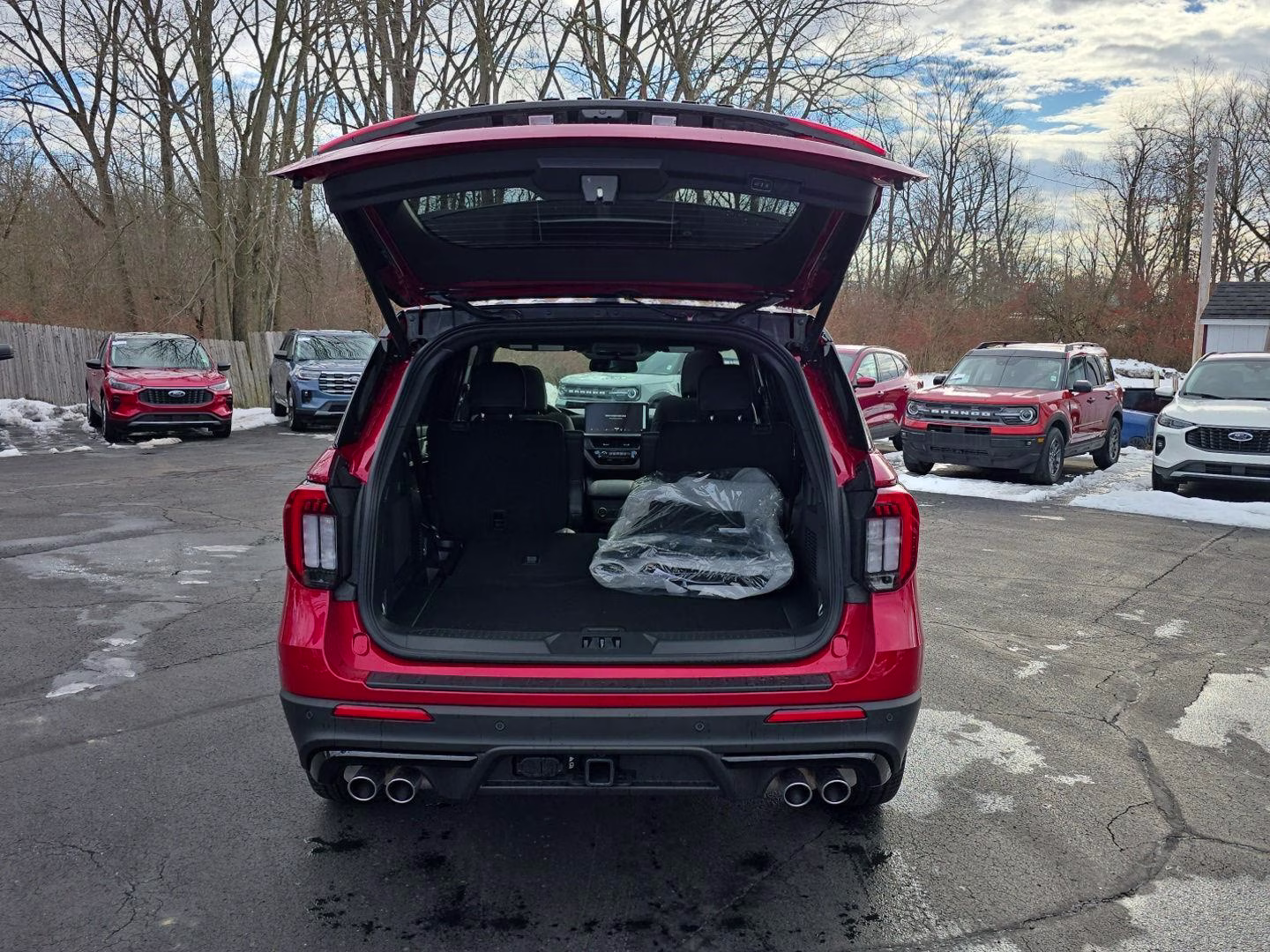 2026 Rapid Red Metallic Tinted Clearcoat Ford Explorer ST 4X4 SUV