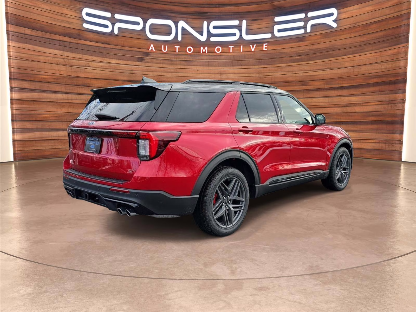 2026 Rapid Red Metallic Tinted Clearcoat Ford Explorer ST 4X4 SUV