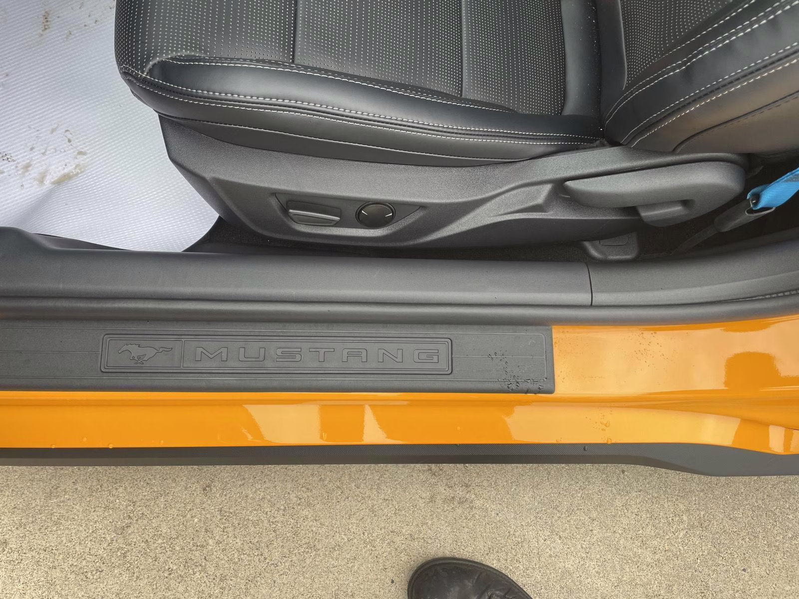 2026 Orange Fury Metallic Tri-Coat Ford Mustang EcoBoost RWD Fastback