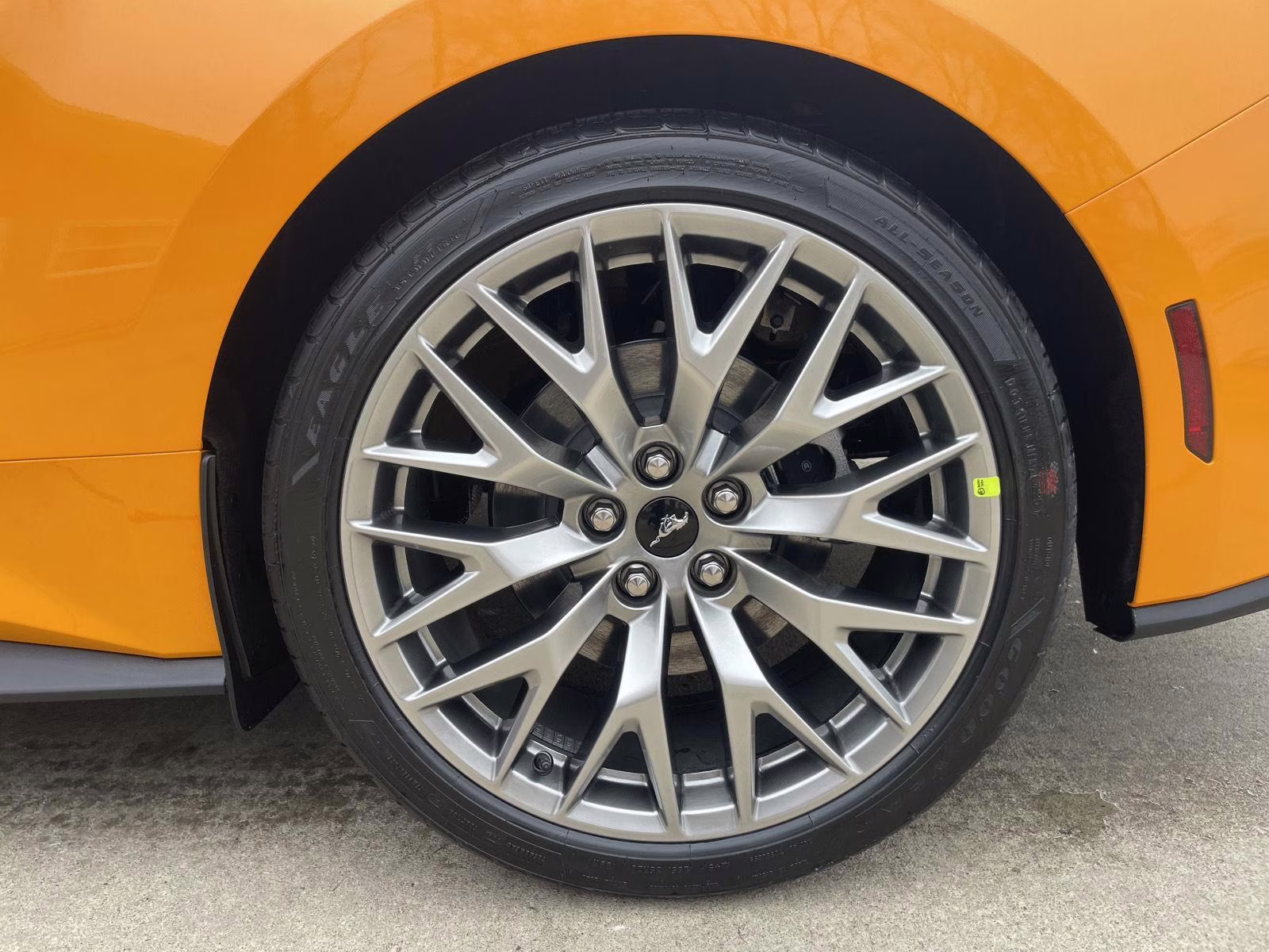 2026 Orange Fury Metallic Tri-Coat Ford Mustang EcoBoost RWD Fastback