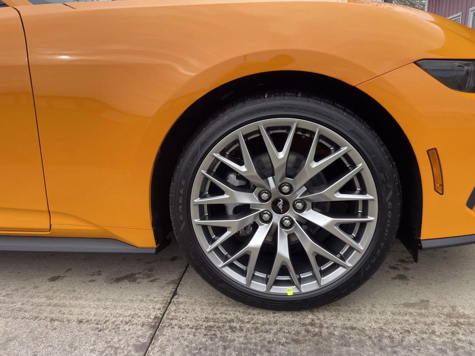 2026 Orange Fury Metallic Tri-Coat Ford Mustang EcoBoost RWD Fastback