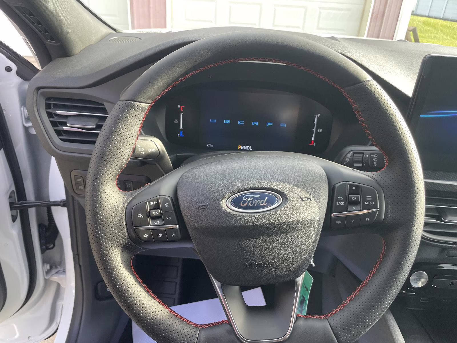 2026 Star White Metallic Tri-Coat Ford Escape ST-Line Select AWD SUV