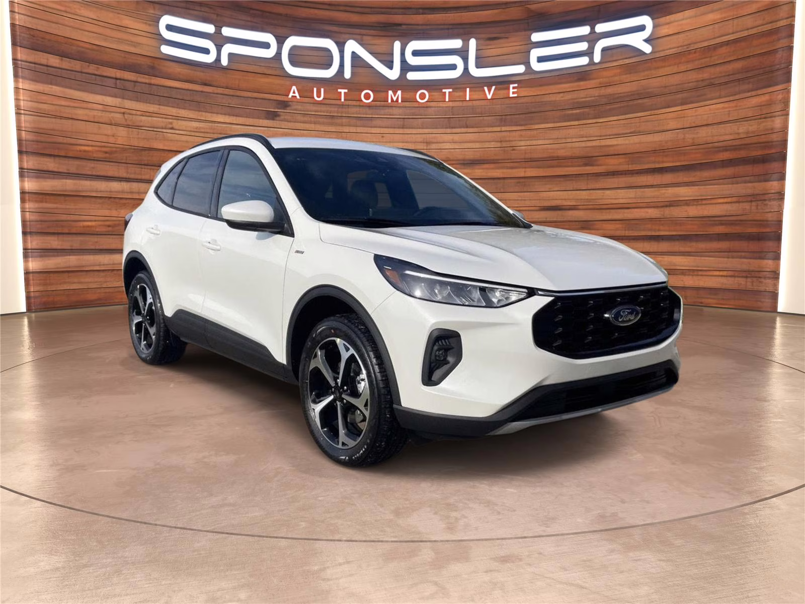 2026 Star White Metallic Tri-Coat Ford Escape ST-Line Select AWD SUV