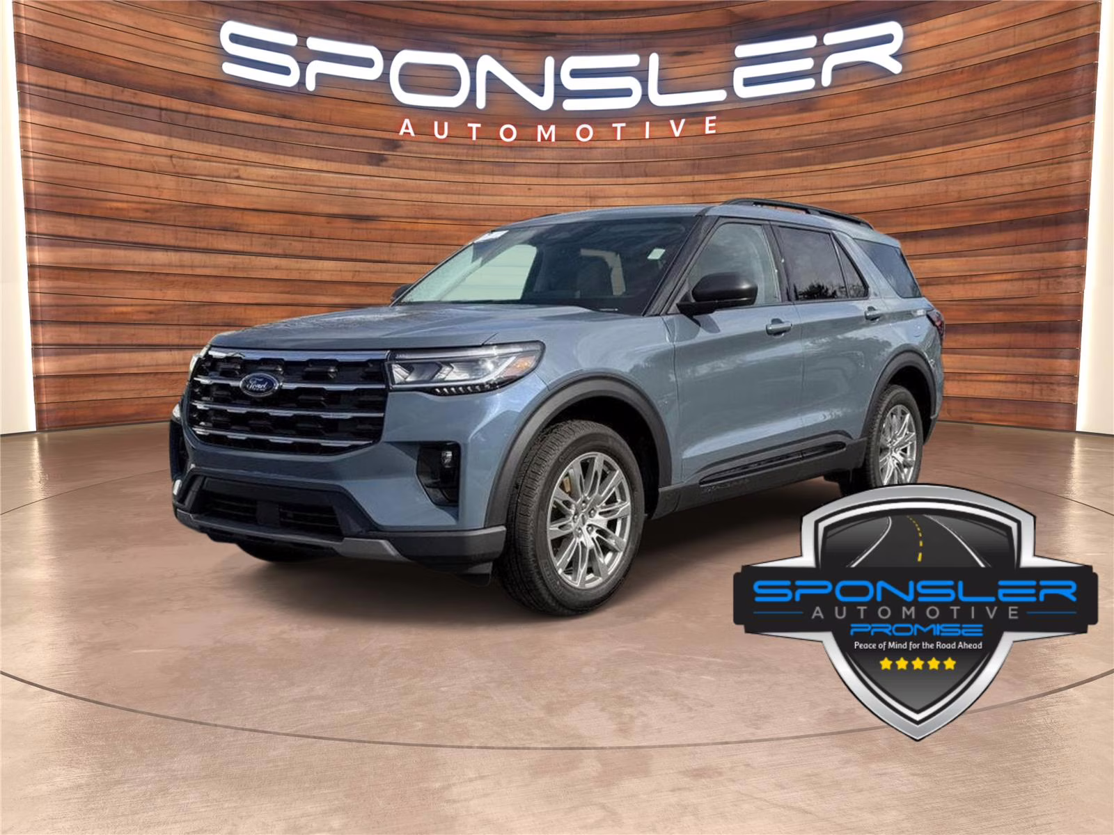 2026 Vapor Blue Ford Explorer Active 4X4 SUV