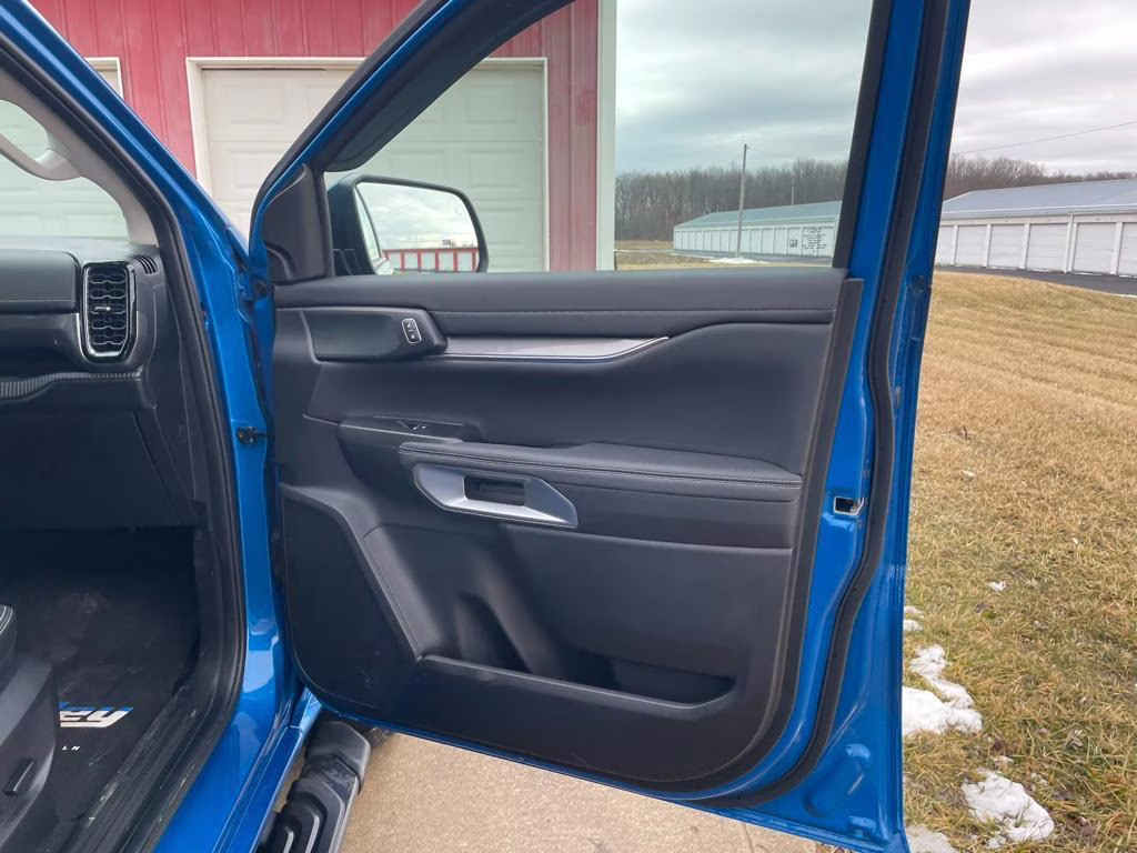 2024 Velocity Blue Ford Ranger LARIAT 4X4 Truck