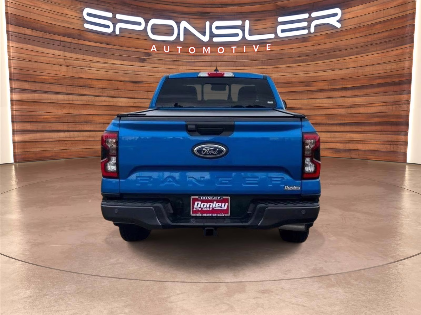 2024 Velocity Blue Ford Ranger LARIAT 4X4 Truck