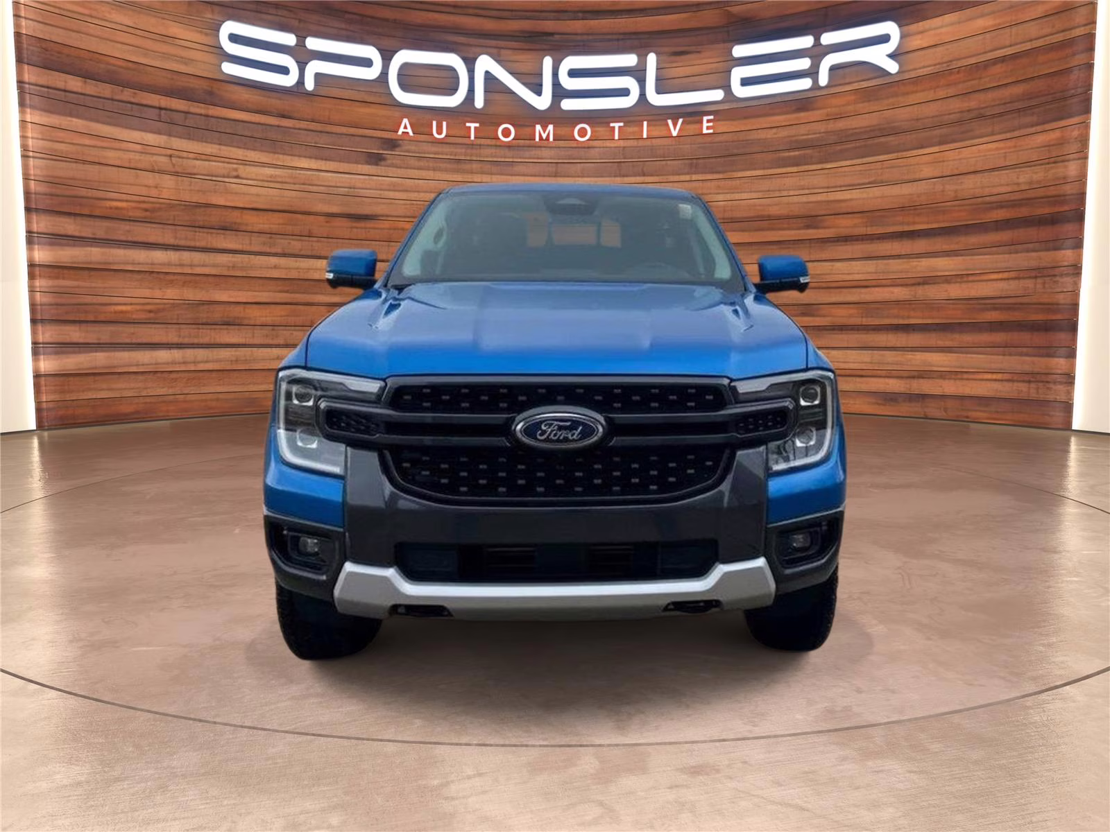 2024 Velocity Blue Ford Ranger LARIAT 4X4 Truck
