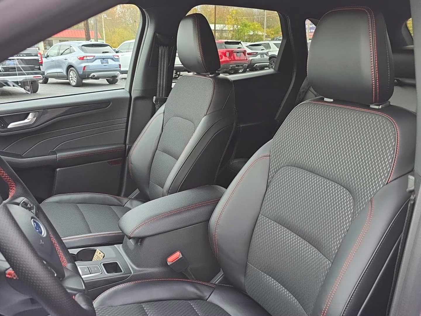 2026 Rapid Red Metallic Tinted Clearcoat Ford Escape Hybrid ST-Line Select AWD SUV