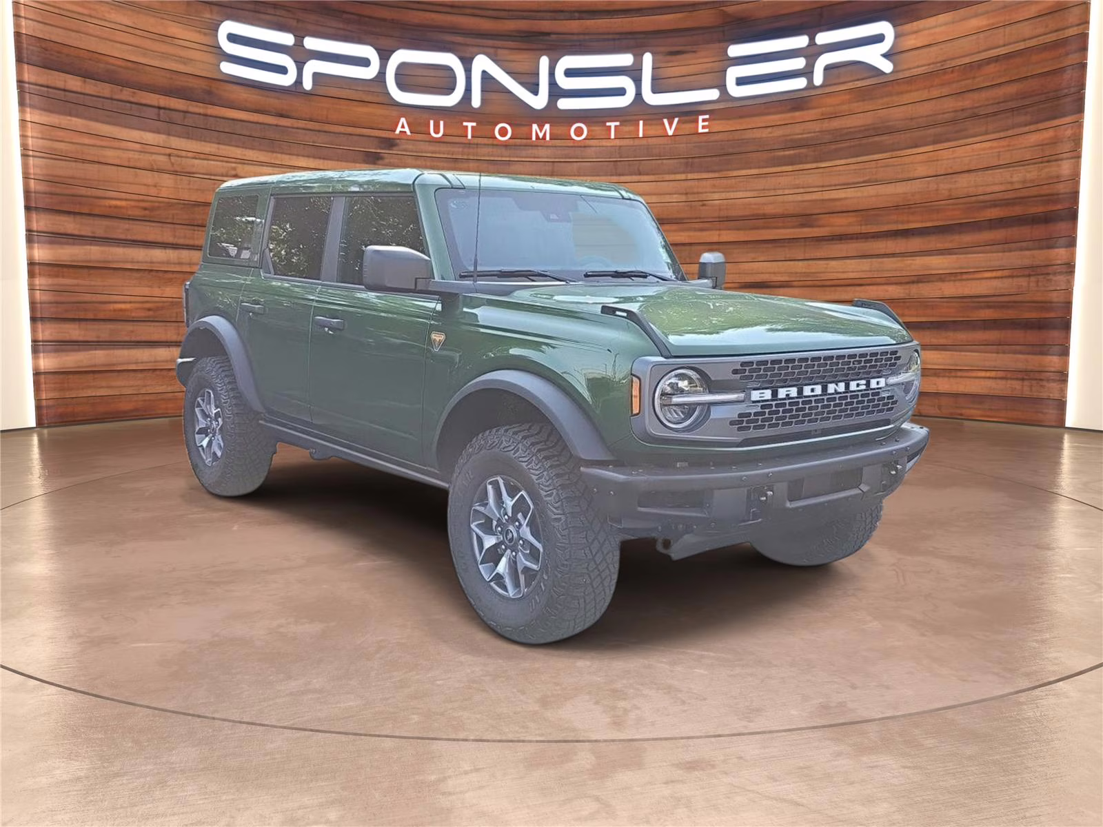 2025 ERUPTION GREEN METALLIC Ford Bronco Badlands 4X4 SUV