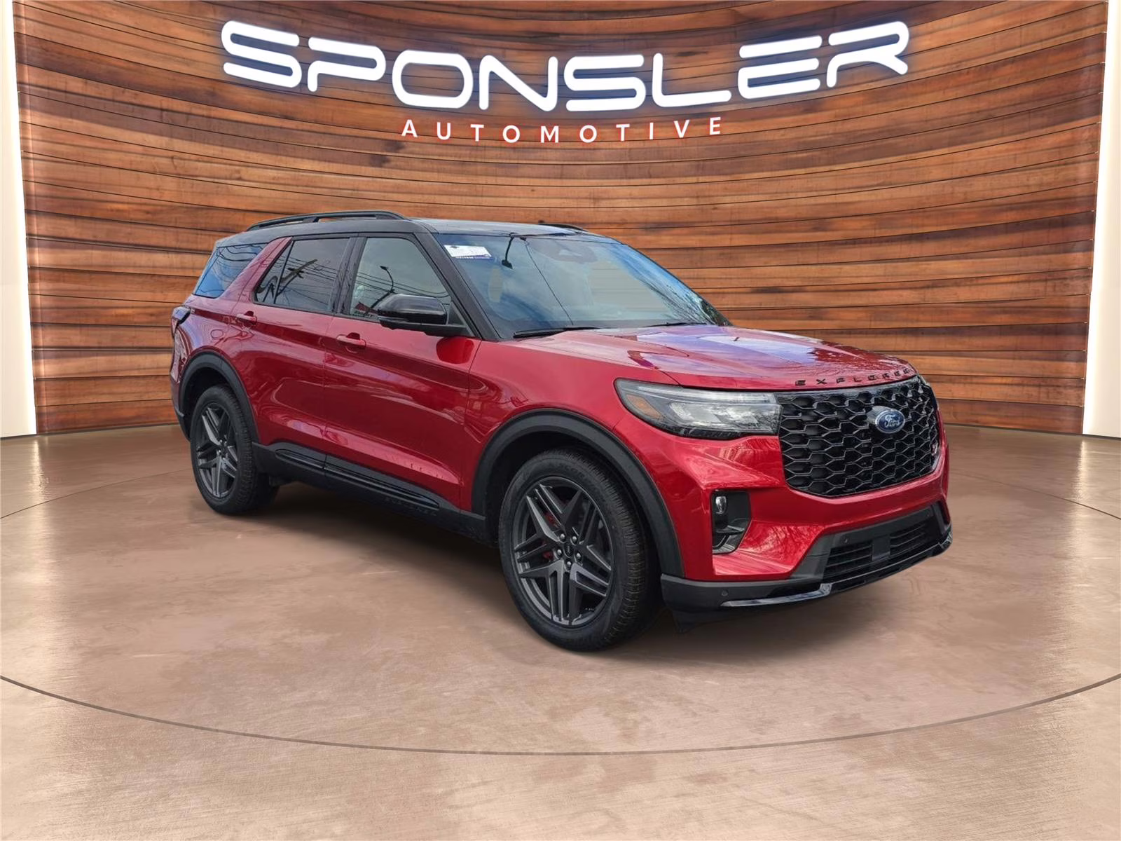 2026 Rapid Red Metallic Tinted Clearcoat Ford Explorer ST 4X4 SUV