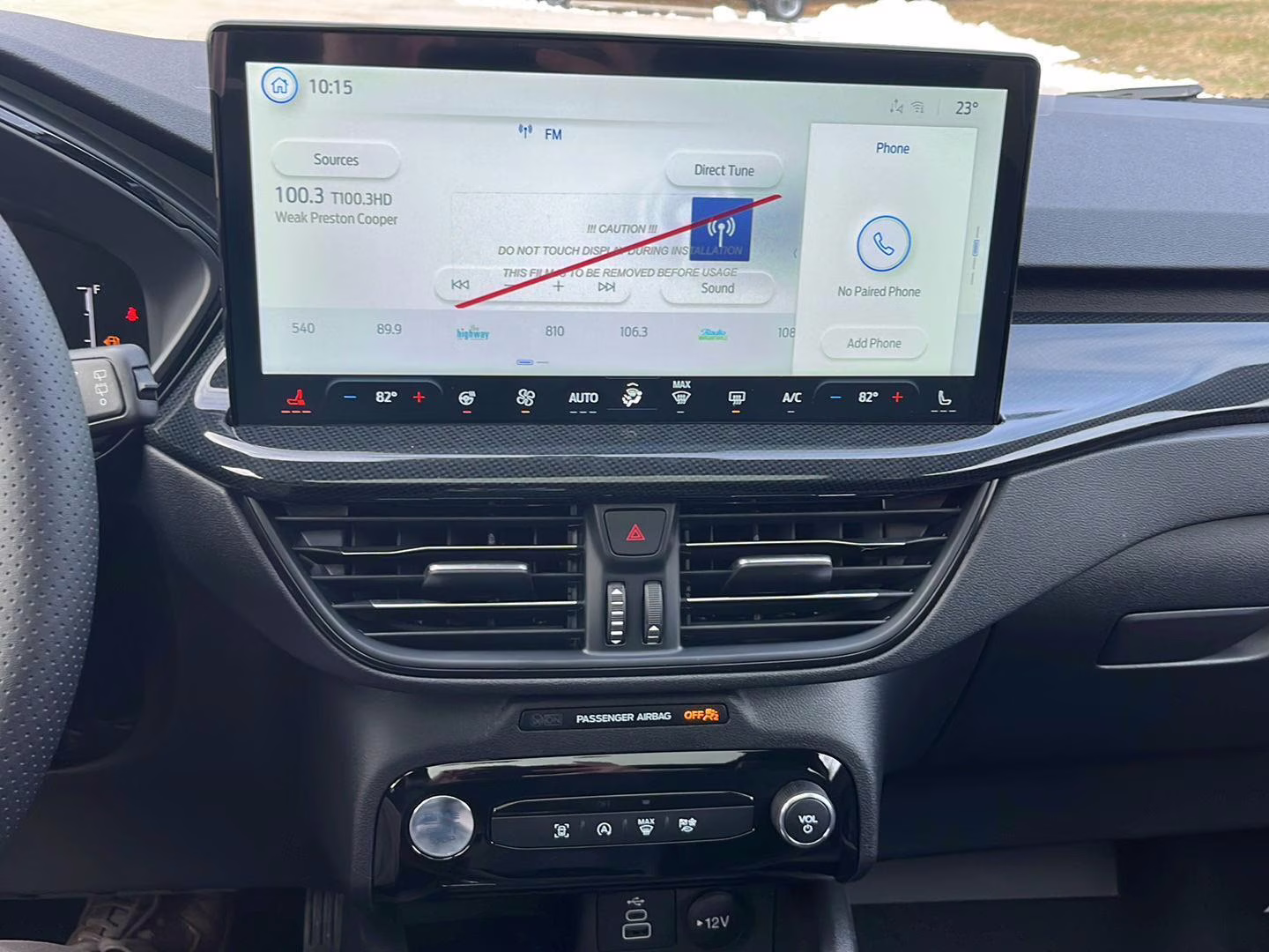 2026 Star White Metallic Tri-Coat Ford Escape ST-Line Select AWD SUV