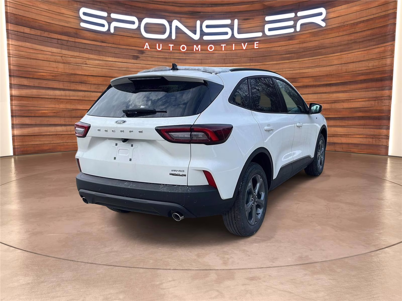 2026 Star White Metallic Tri-Coat Ford Escape ST-Line Select AWD SUV