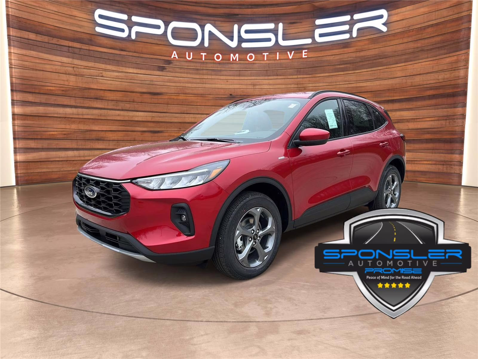 2026 Rapid Red Metallic Tinted Clearcoat Ford Escape Hybrid ST-Line Select AWD SUV