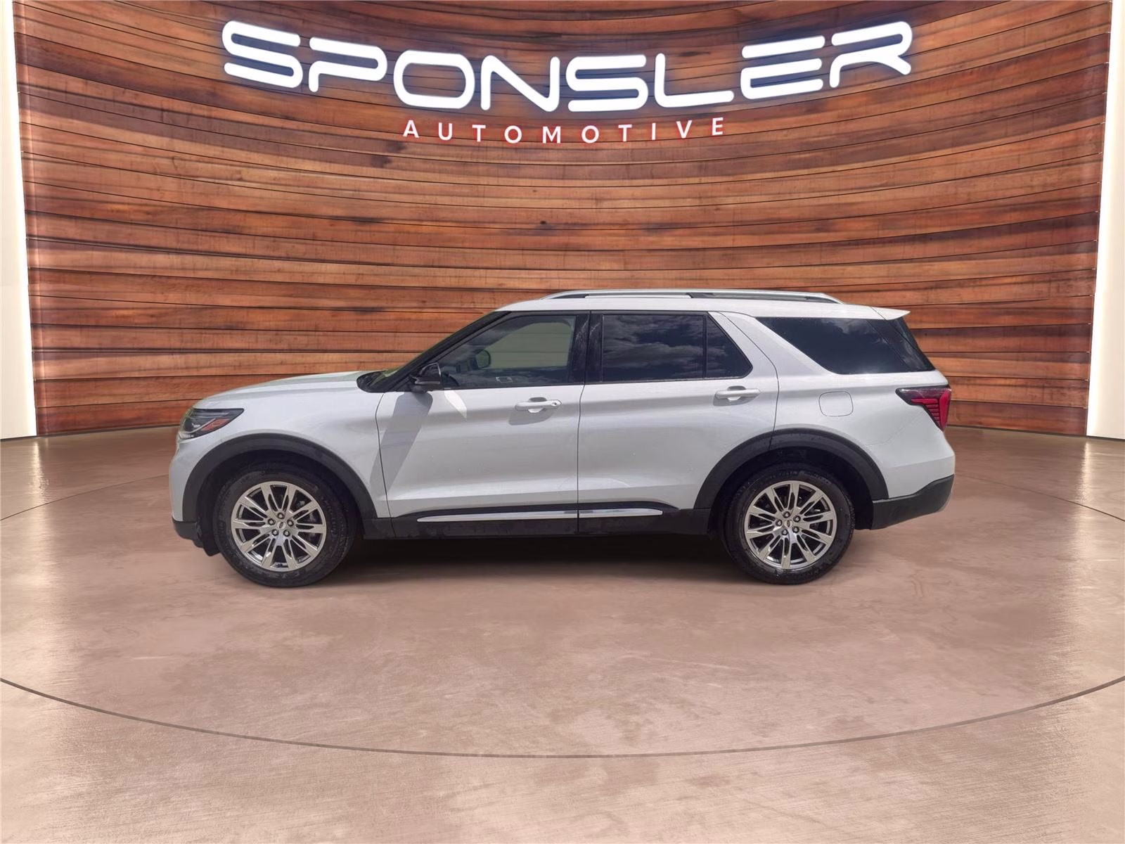 2026 Space White Ford Explorer Platinum RWD SUV