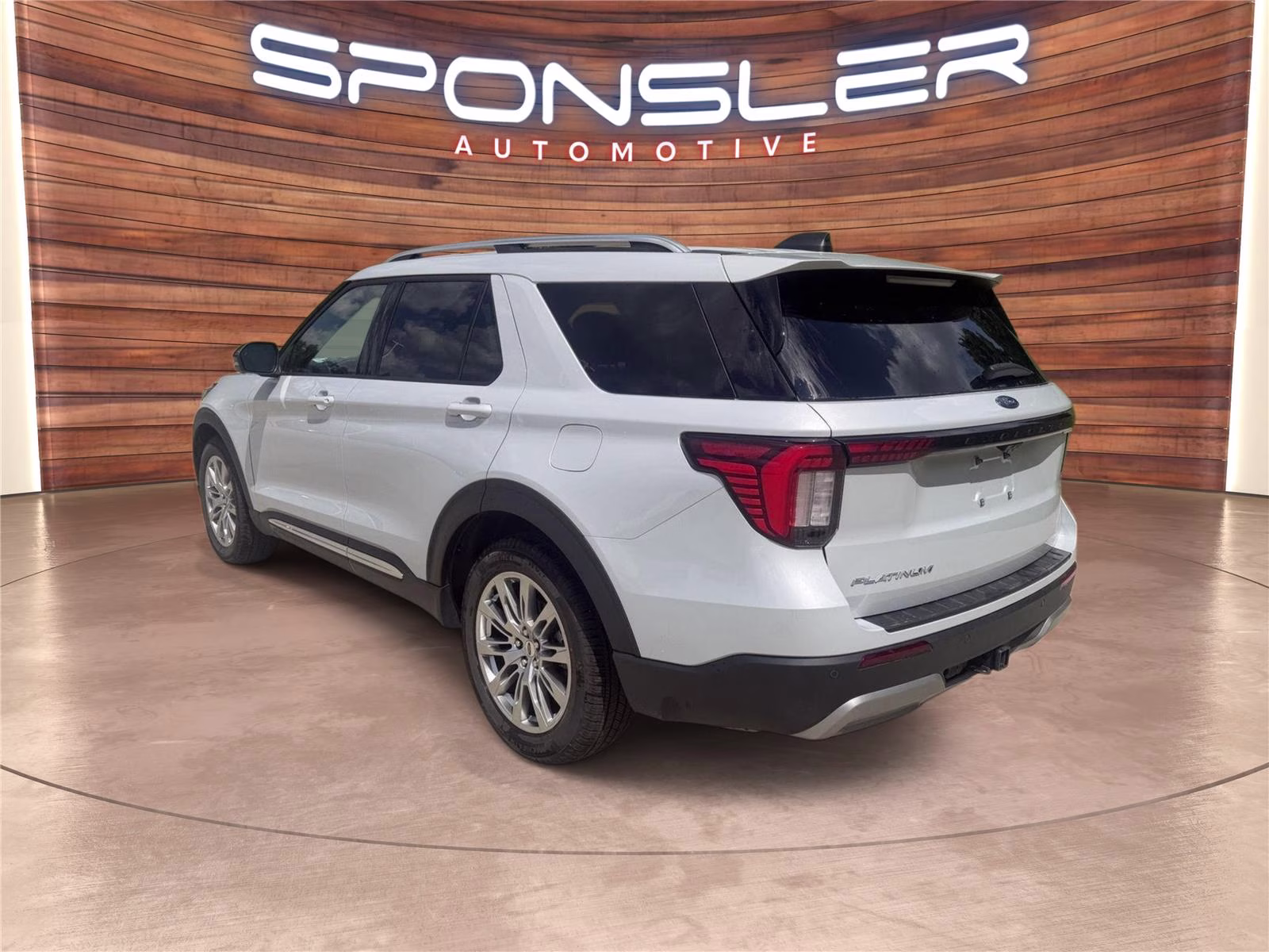 2026 Space White Ford Explorer Platinum RWD SUV