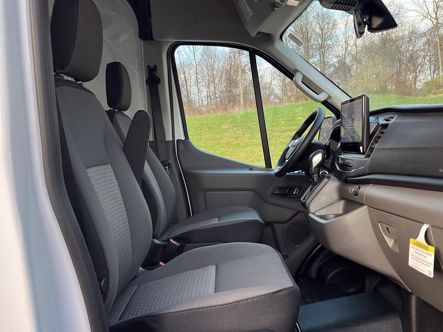 2026 Oxford White Ford Transit Cargo Van MED. ROOF, RWD RWD Van