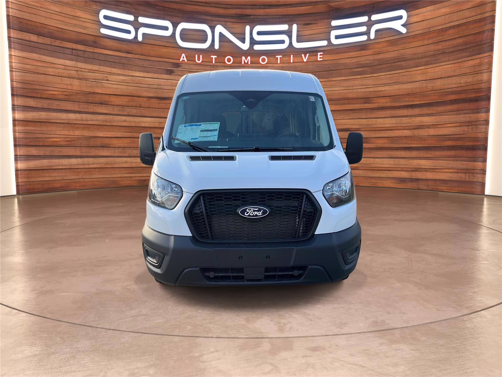 2026 Oxford White Ford Transit Cargo Van MED. ROOF, RWD RWD Van