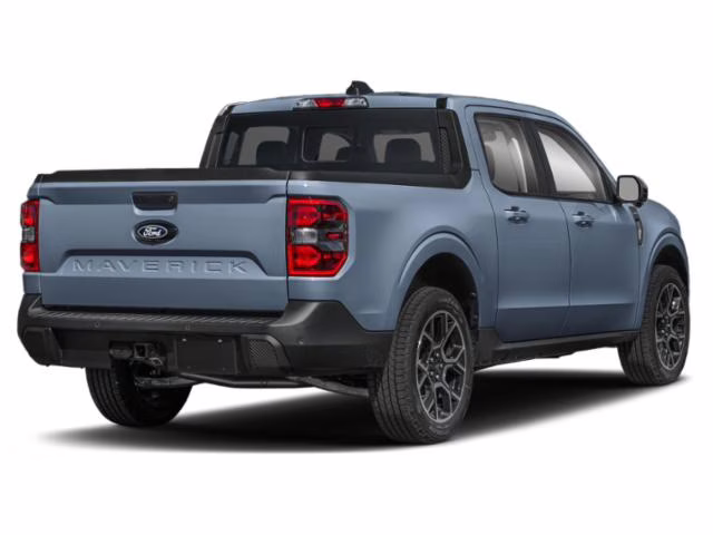 2025 Azure Gray Metallic Tri-Coat Ford Maverick LARIAT AWD Truck