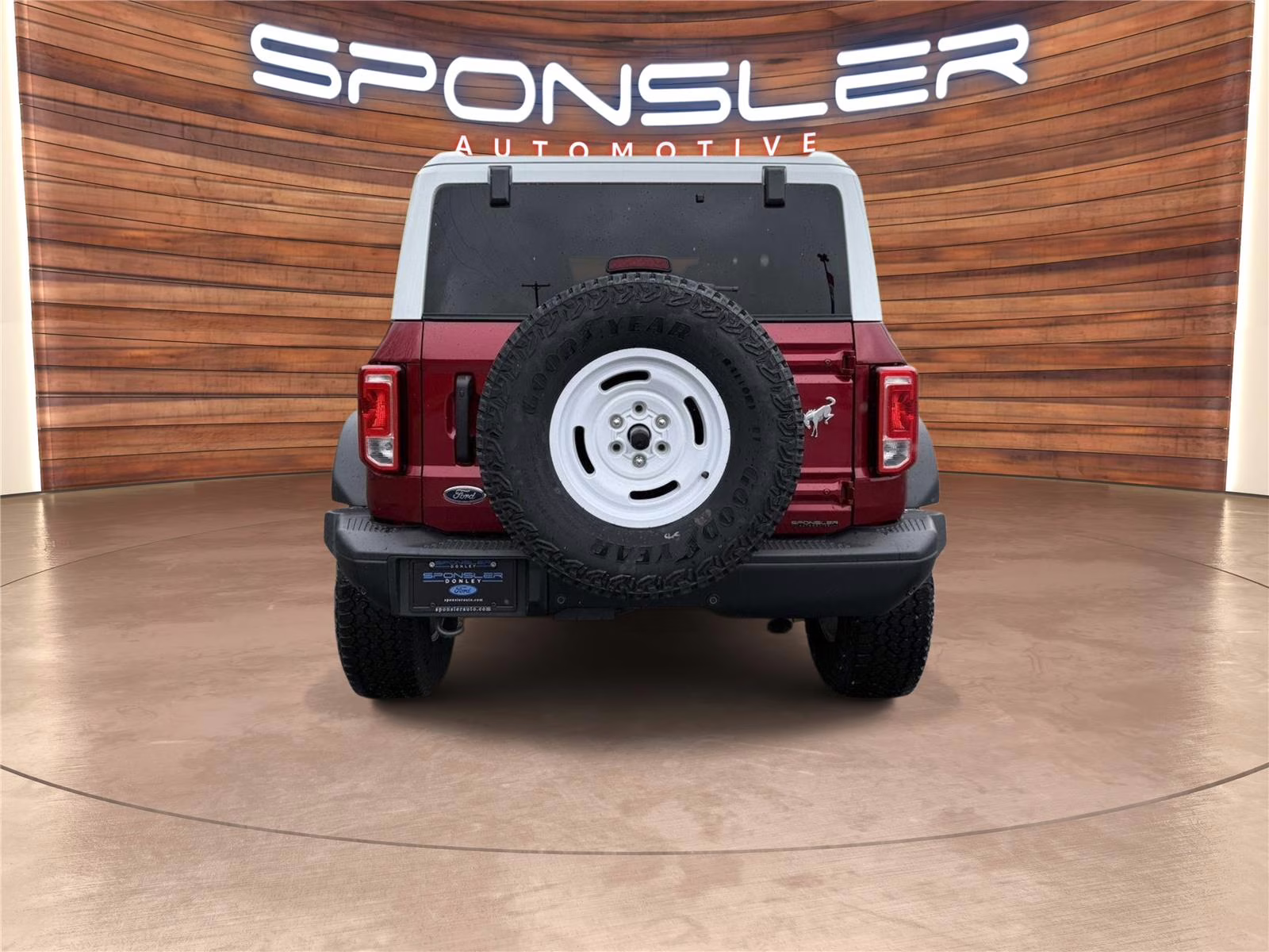 2025 Ruby Red Metallic Tinted Clearcoat Ford Bronco Heritage Edition 4X4 SUV