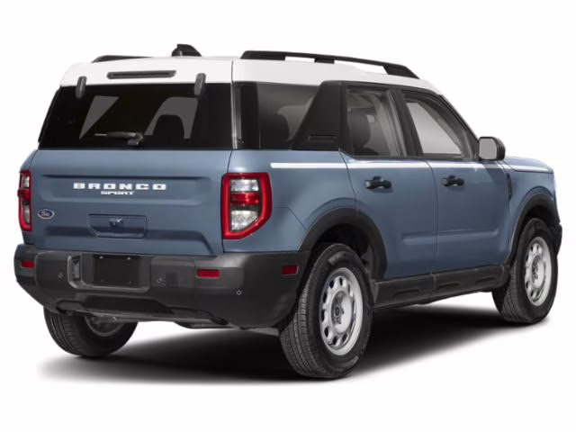 2025 Azure Gray Metallic Tri-Coat Ford Bronco Sport Heritage 4X4 SUV