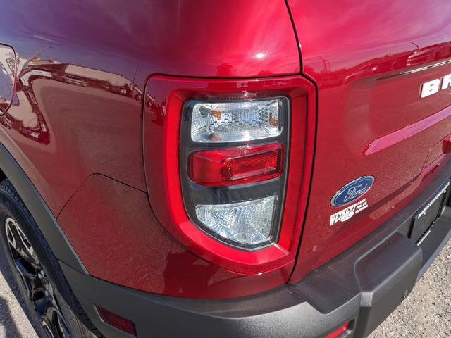 2025 Ruby Red Metallic Tinted Clearcoat Ford Bronco Sport Outer Banks 4X4 SUV