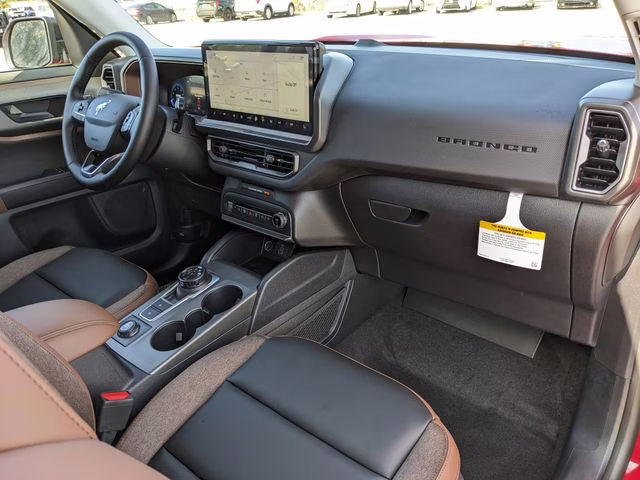 2025 Ruby Red Metallic Tinted Clearcoat Ford Bronco Sport Outer Banks 4X4 SUV