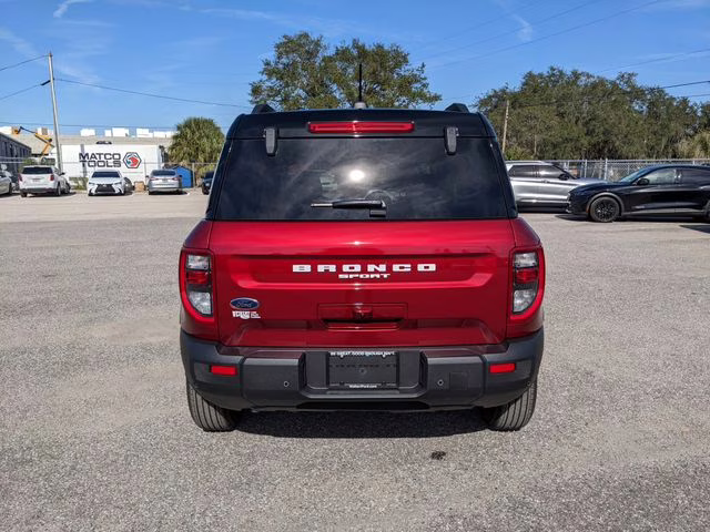 2025 Ruby Red Metallic Tinted Clearcoat Ford Bronco Sport Outer Banks 4X4 SUV