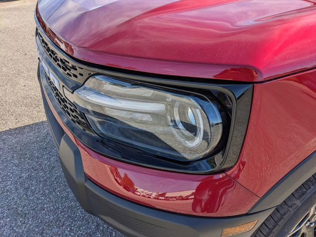 2025 Ruby Red Metallic Tinted Clearcoat Ford Bronco Sport Outer Banks 4X4 SUV