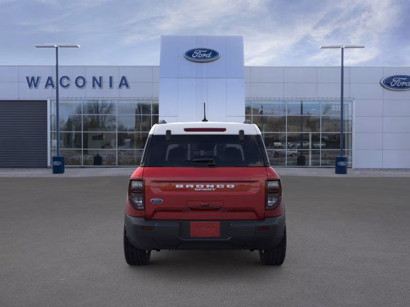 2025 Ruby Red Metallic Tinted Clearcoat Ford Bronco Sport Heritage 4X4 SUV