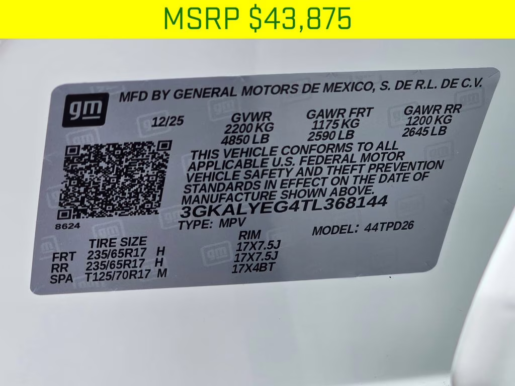 2026 Summit White GMC Terrain AT4 AWD SUV