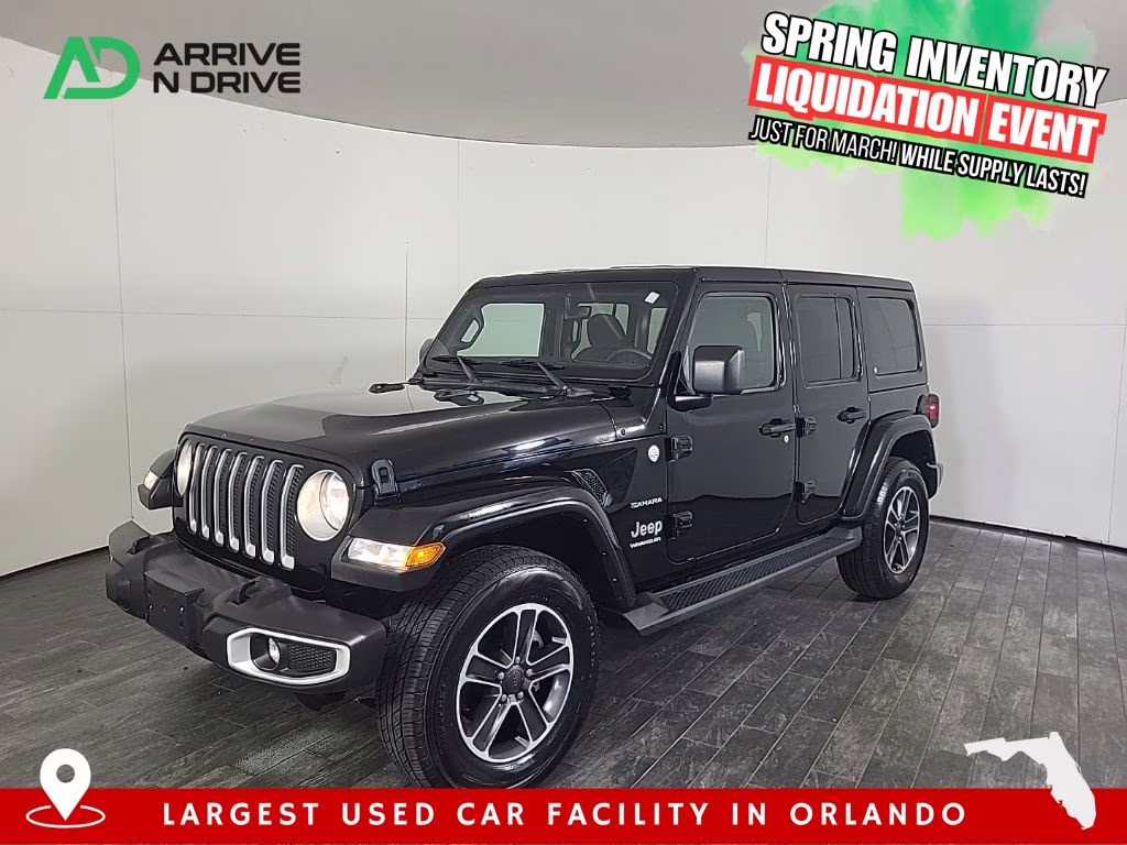 2023 Black Clearcoat Jeep Wrangler Sahara 4X4 SUV