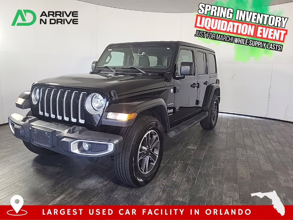 2023 Black Clearcoat Jeep Wrangler Sahara 4X4 SUV