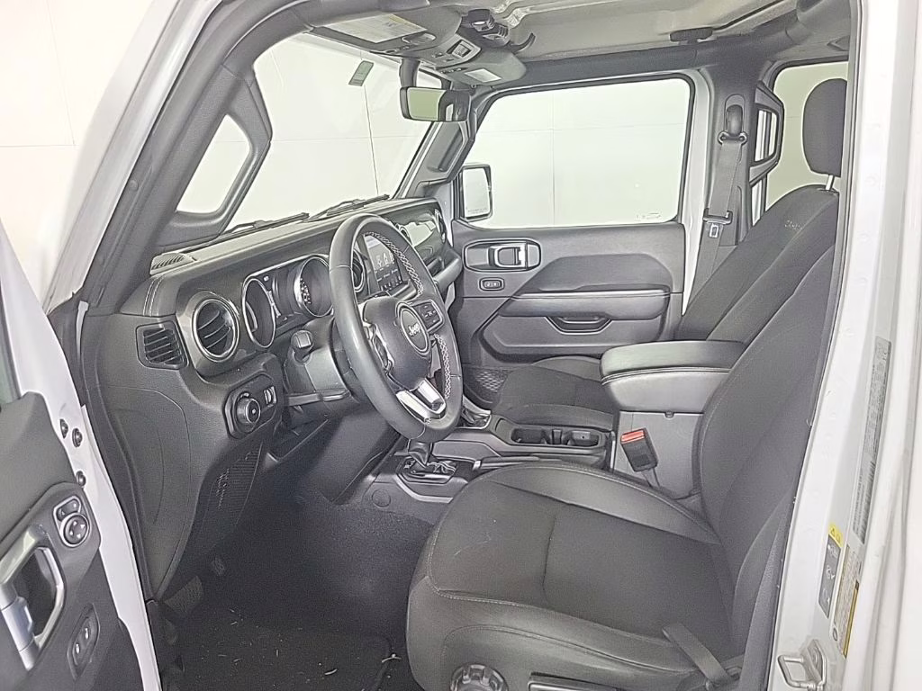 2023 white Jeep Wrangler Sahara 4X4 SUV