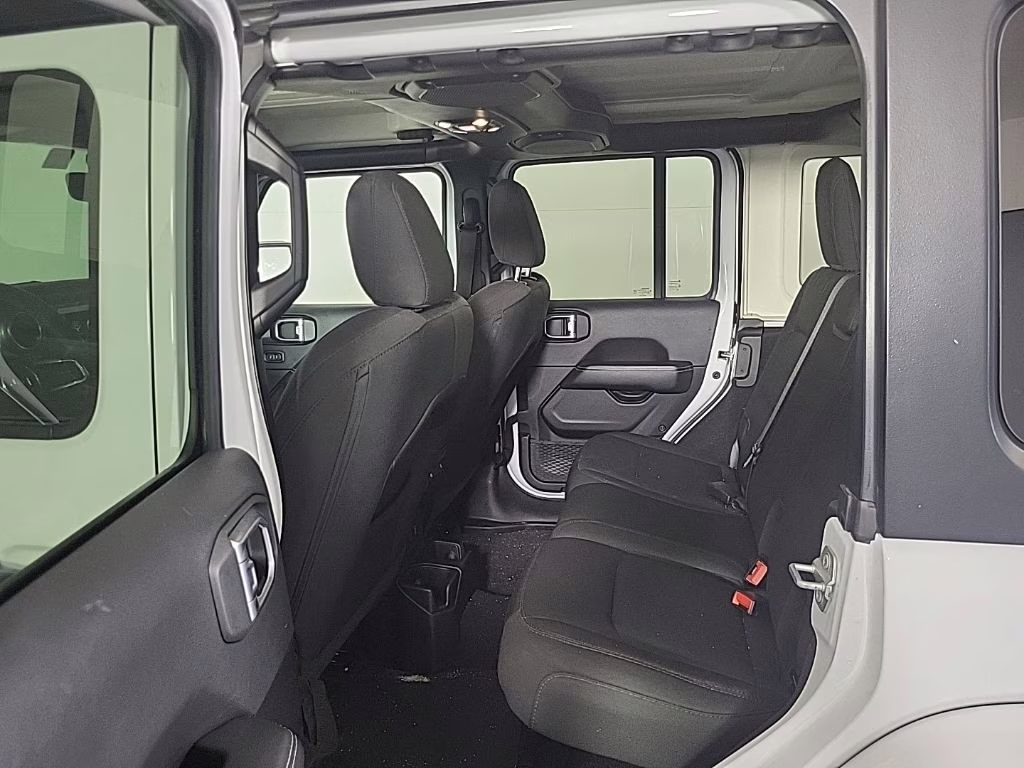 2023 white Jeep Wrangler Sahara 4X4 SUV