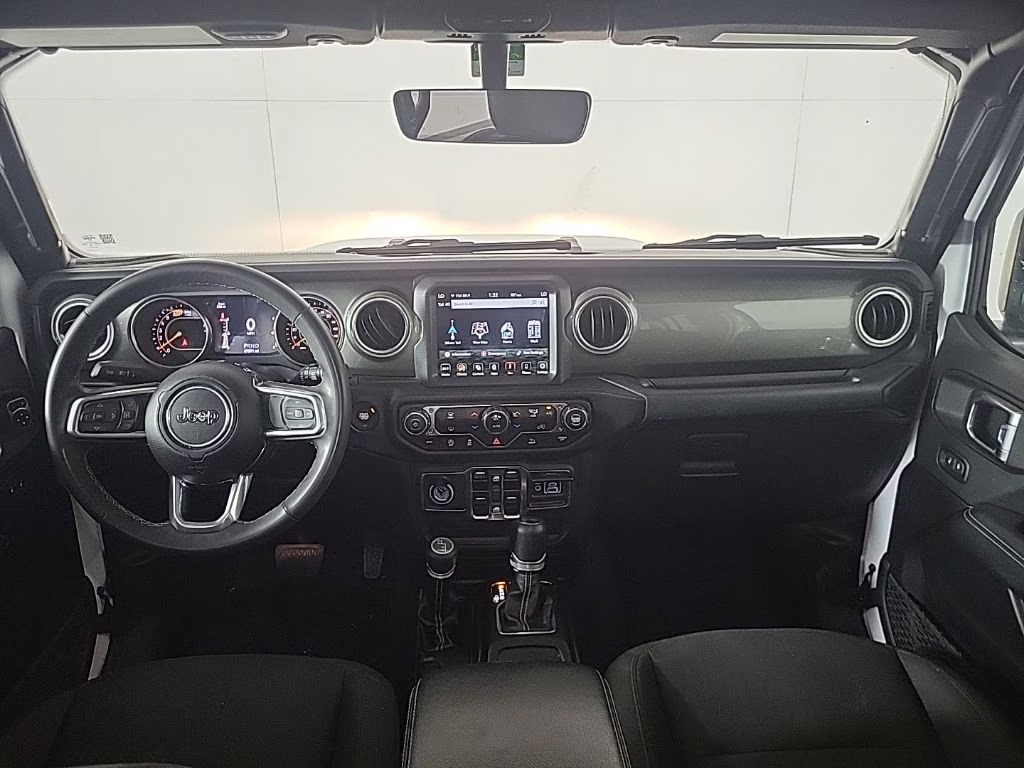 2023 white Jeep Wrangler Sahara 4X4 SUV