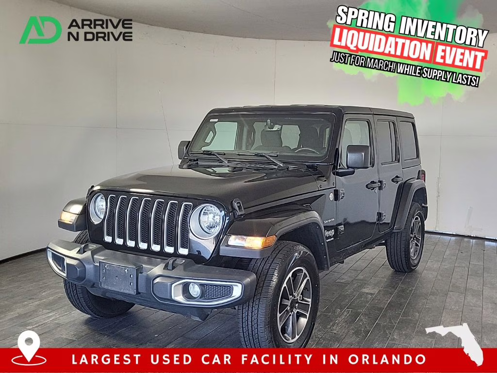 2023 Black Clearcoat Jeep Wrangler Sahara 4X4 SUV