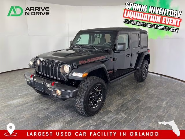 2023 Black Clearcoat Jeep Wrangler Rubicon 4X4 SUV