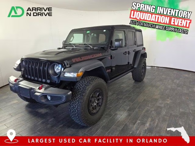 2023 Black Clearcoat Jeep Wrangler Rubicon 4X4 SUV