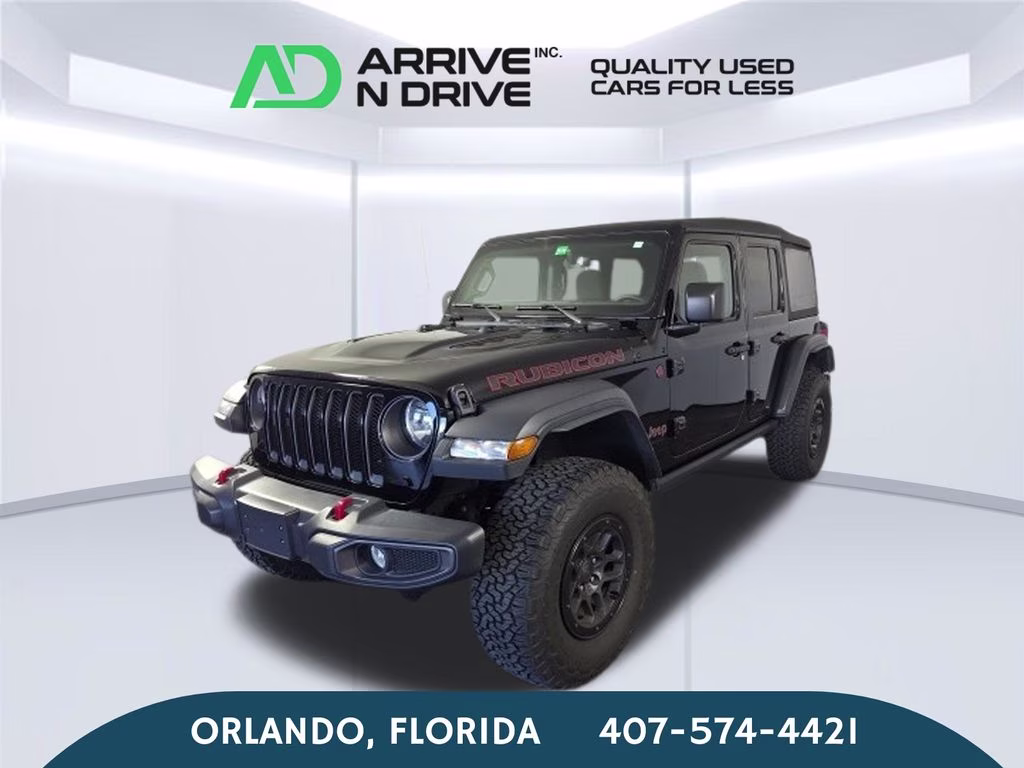 2023 Black Clearcoat Jeep Wrangler Rubicon 4X4 SUV