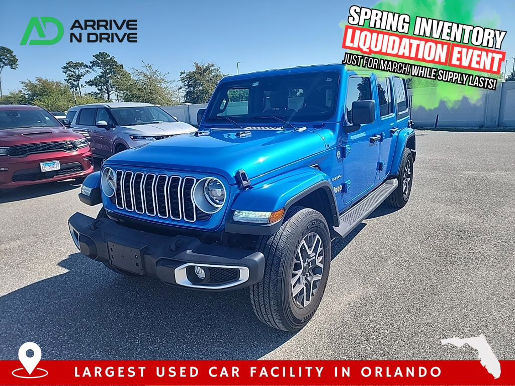 2024 Fathom Blue Pearlcoat Jeep Wrangler Sahara 4X4 SUV