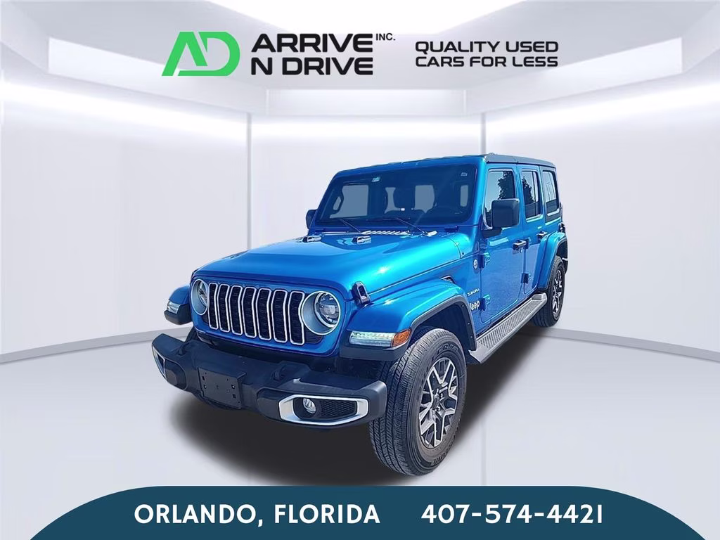 2024 Fathom Blue Pearlcoat Jeep Wrangler Sahara 4X4 SUV