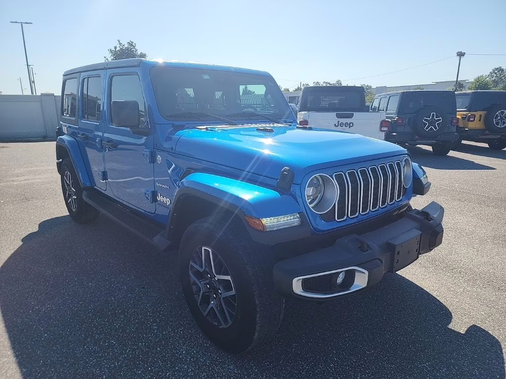 2024 Fathom Blue Pearlcoat Jeep Wrangler Sahara 4X4 SUV
