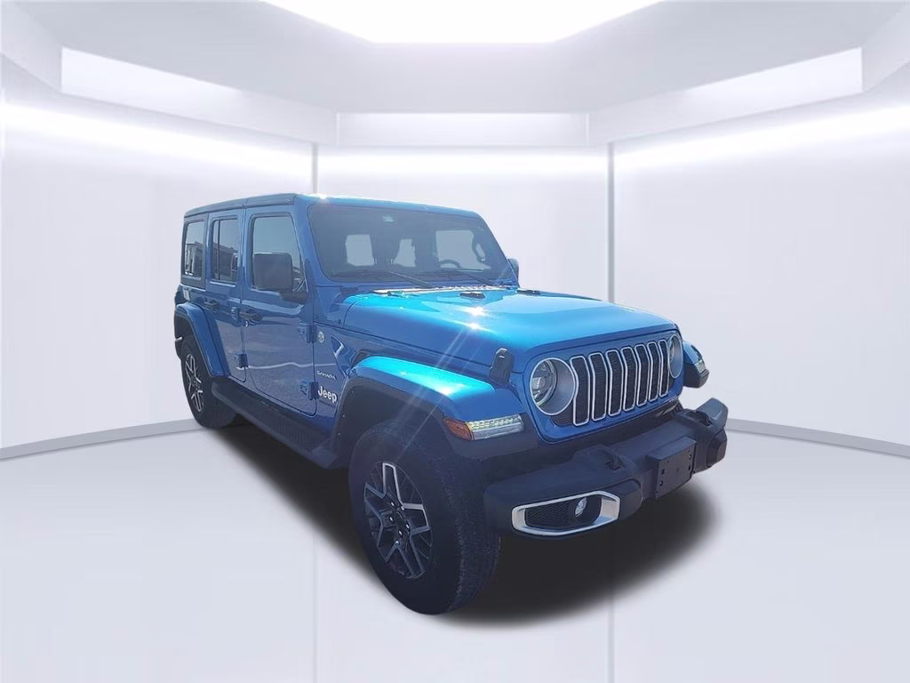 2024 Fathom Blue Pearlcoat Jeep Wrangler Sahara 4X4 SUV