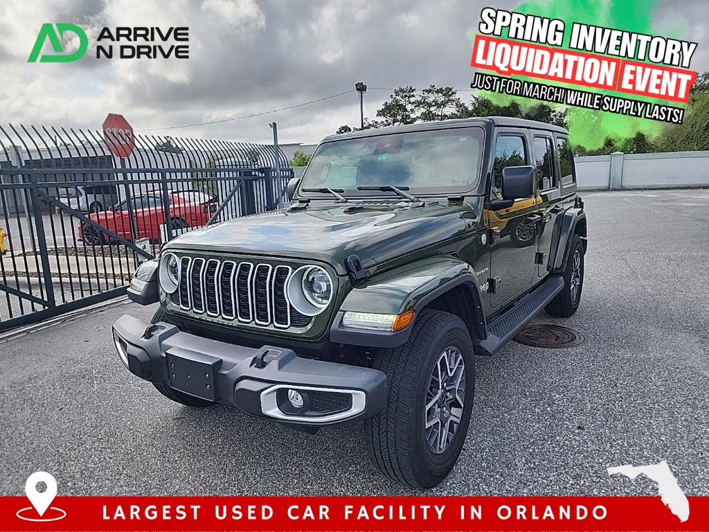 2024 Sarge Green Clearcoat Jeep Wrangler Sahara 4X4 SUV