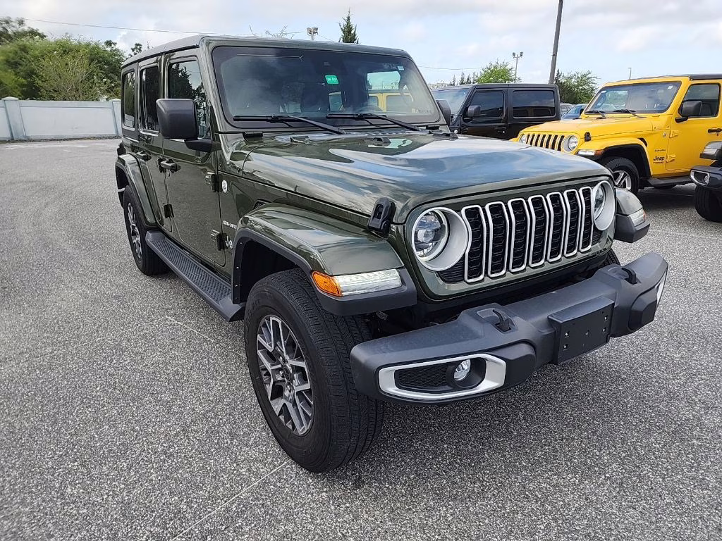 2024 Sarge Green Clearcoat Jeep Wrangler Sahara 4X4 SUV