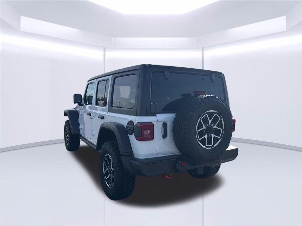 2025 Bright White Clearcoat Jeep Wrangler Rubicon 4X4 SUV
