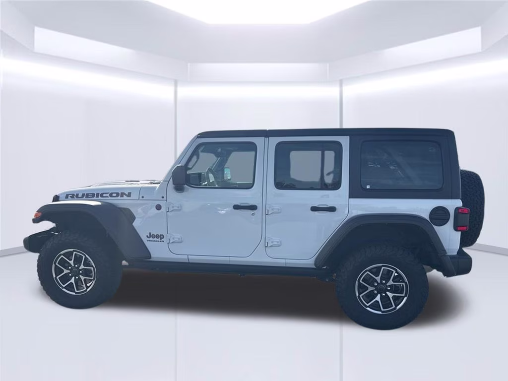 2025 Bright White Clearcoat Jeep Wrangler Rubicon 4X4 SUV