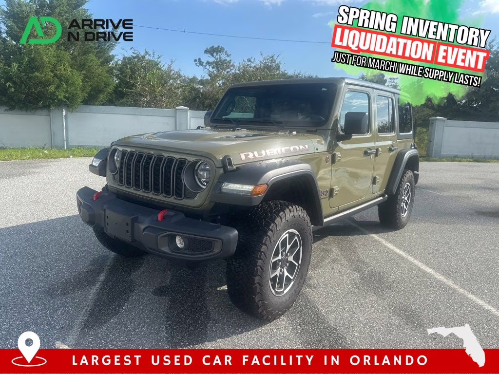2025 Granite Crystal Metallic Clearcoat Jeep Wrangler Rubicon 4X4 SUV