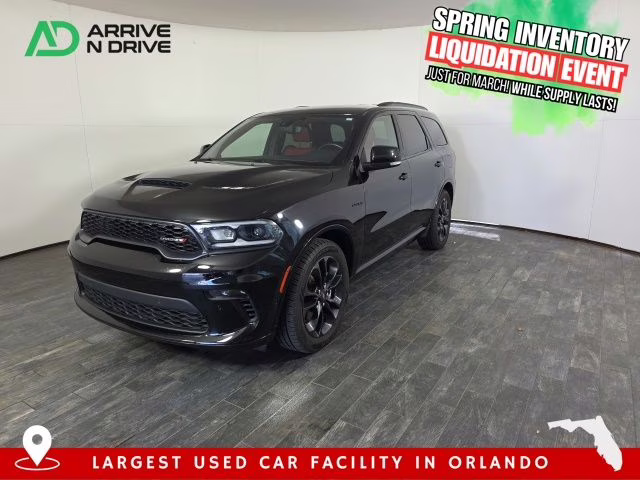 2022 DB Black Clearcoat Dodge Durango R/T AWD SUV